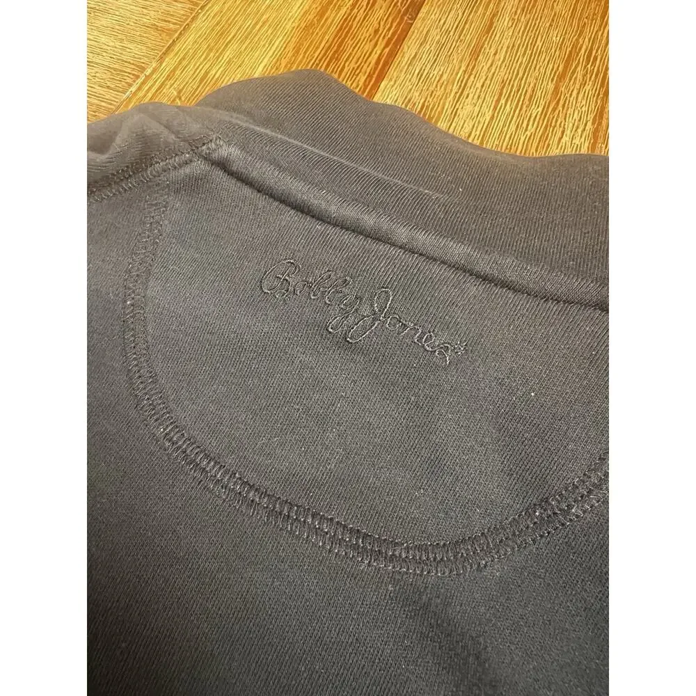 Old Forester Bourbon Pullover Sweater 1/4 Zip Black L Bobby Jones Golf Size L